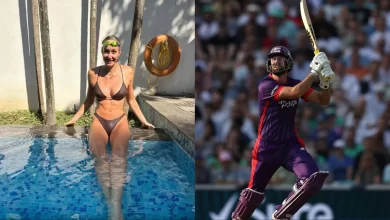 पानी में जिसकी पत्नी का जवाब नहीं, उस क्रिकेटर ने लूटी महफिल, छक्के उड़ा-उड़ाकर दिला रहा टीम को जीत पर जीत