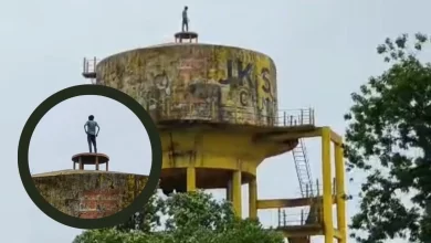नशे की हालत में पानी की टंकी पर चढ़ा युवक, पुलिस ने सिविल ड्रेस पहन किया रेस्क्यू, जानें पूरा मामला