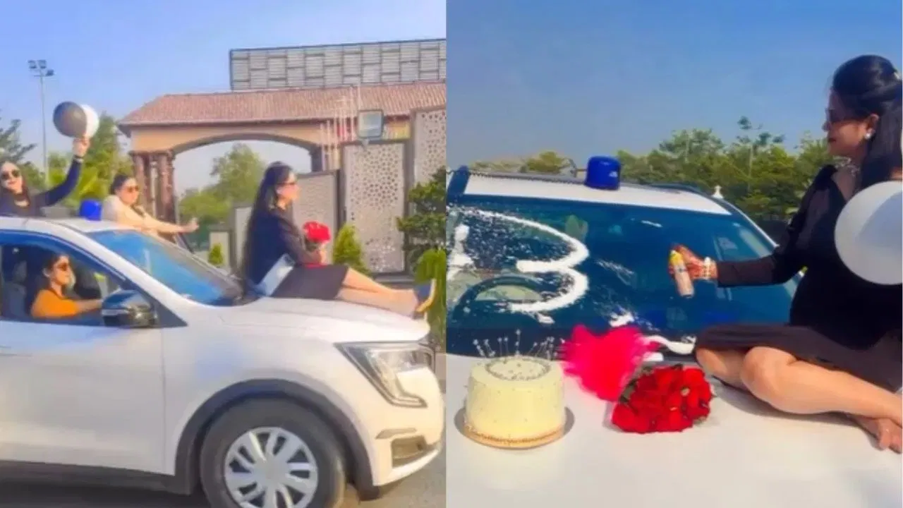 नीली बत्ती वाली कार पर केक काटा DSP की पत्नी ने… और पुलिस ने नाप दिया बेचारा ड्राइवर नीली बत्ती वाली कार पर केक काटा DSP की पत्नी ने… और पुलिस ने नाप दिया बेचारा ड्राइवर