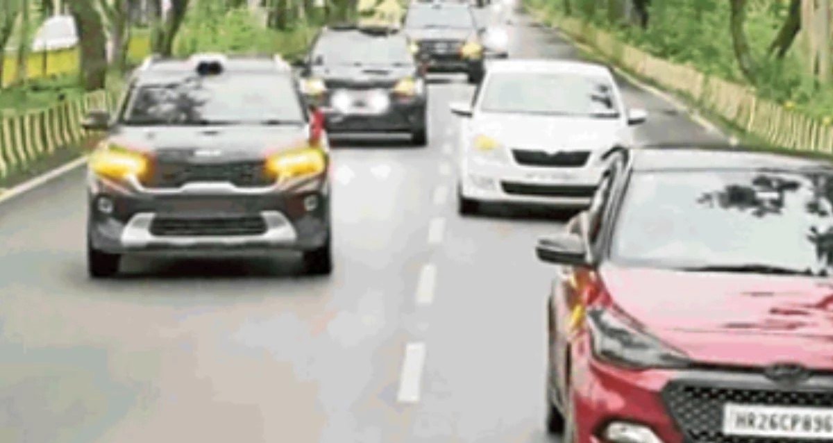 नवा रायपुर की सड़कों पर स्टंटबाजी करने वालों के खिलाफ एक्शन, 6 कार ड्राइवरों पर लगा जुर्माना