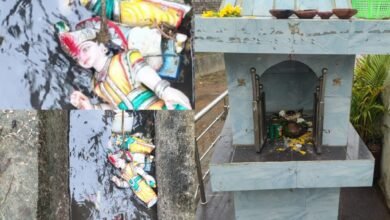 रायगढ़ में राम मंदिर में तोड़फोड़, शरारती तत्वों ने राम-लक्ष्मण और सीता की मूर्तियां तोड़ नालियों में फेंकी, लोगों में आक्रोश