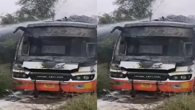 जयपुर में बड़ा हादसा : हाईटेंशन लाइन से टकराकर जल उठी बस, तीन की मौत, 12 से ज्यादा झुलसे