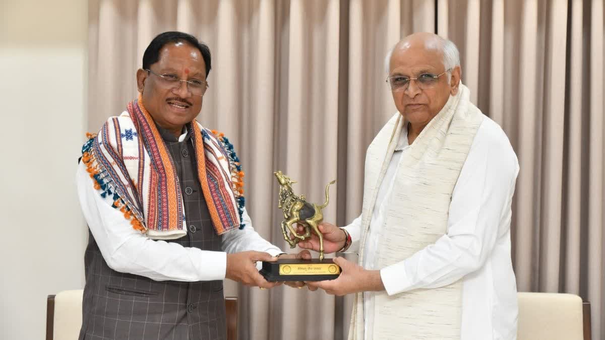गुजरात इन्वेस्टर कनेक्ट, सीएम साय ले रहे हिस्सा, छत्तीसगढ़ में निवेश बढ़ाना मकसद