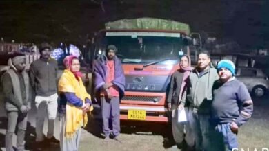 कुनकुरी के ग्राम हर्राडाड़ में 423 बोरा अवैध धान परिवहन करते जब्त
