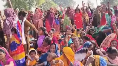 सारंगढ़ में चूना पत्थर खदान का विरोध:5 गांव के 2 हजार ग्रामीण प्रभावित, कहा- अपनी जमीन नहीं देंगे; विरोध के बाद सुनवाई स्थगित
