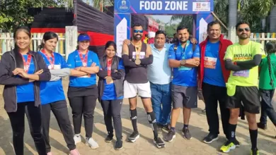 राजनांदगांव में 2400 एथलिट ने हाफ मैराथन में हिस्सा लिया:इलेक्ट्रॉनिक चिप से लोकेशन ट्रैक हुई, 78 विजेताओं को 7 लाख के पुरस्कार