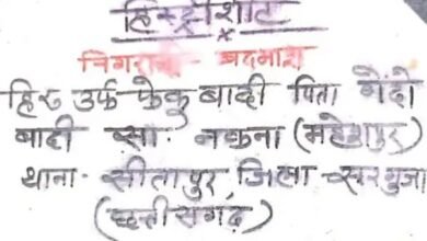 बलरामपुर: कुख्यात बादी गैंग का सदस्य था मृतक उमेश सिंह, पिता सहित कई पर दर्ज हैं गंभीर आपराधिक प्रकरण