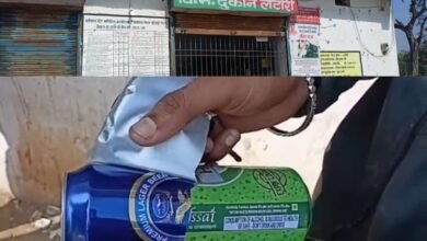 सूरजपुर में सरकारी शराब दुकान में बड़ा फर्जीवाड़ा! एक ही बीयर केन पर दो ब्रांड के कवर, 107 केन जब्त