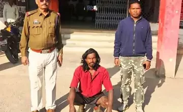 रायगढ़ में पत्नी की हत्या करने वाला आरोपी पति गिरफ्तार:तोलगे के जंगल में छिपा हुआ था, पुलिस ने खोज निकाल