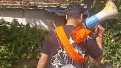 बिलासपुर में धर्मांतरण को लेकर बवाल..:लाउडस्पीकर लेकर पहुंचे कार्यकर्ता, बोले- प्रार्थना सभा के नाम पर भोले-भाले हिंदूओं का कर रहे ब्रेनवॉश