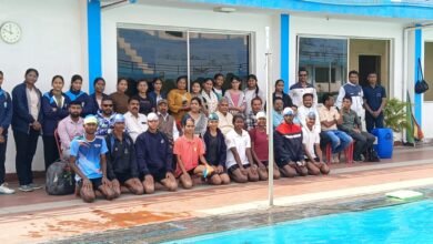 गुरुकुल कॉलेज में महिला और पुरुष के लिए तैराकी प्रतियोगिता, 14 टीम ने लिया हिस्सा