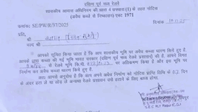 आमानाका चौपाटी शिफ्टिंग से पहले ही विवाद:रेलवे ने दुकानदारों को दिया 7 दिनों का अल्टीमेटम, आकाश तिवारी बोले- अधिकारियों ने गलत फैसला लिया