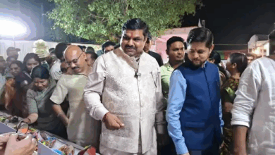 शिक्षा मंत्री बोले-4700 शिक्षक भर्ती प्रक्रिया में:दुर्ग में कहा- 300 पद कंप्यूटर, योग शिक्षकों के लिए होंगे, राज्योत्सव कार्यक्रम में हुए शामिल