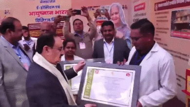 खोखराभाठा-जांजगीर में आयोजित कार्यक्रम में शामिल हुए जेपी नड्डा