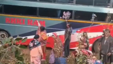 तिरुपति जा रही टूरिस्ट बस पेड़ से टकराई:राजनांदगांव के 1 युवक की मौत, ड्राइवर समेत 3 घायल; रायपुर-दुर्ग के 40 यात्री थे सवार