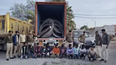 जांजगीर-चांपा पुलिस ने अंतरराज्यीय केबल चोरी गिरोह का भंडाफोड़ किया, 11 आरोपी गिरफ्तार