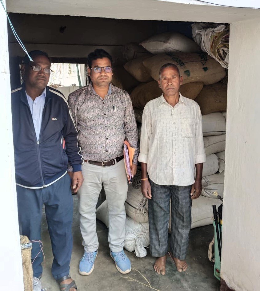 निगरानी समिति ने एक करोड़ से अधिक मूल्य का 5,431 क्विंटल का अवैध धान किया जब्त