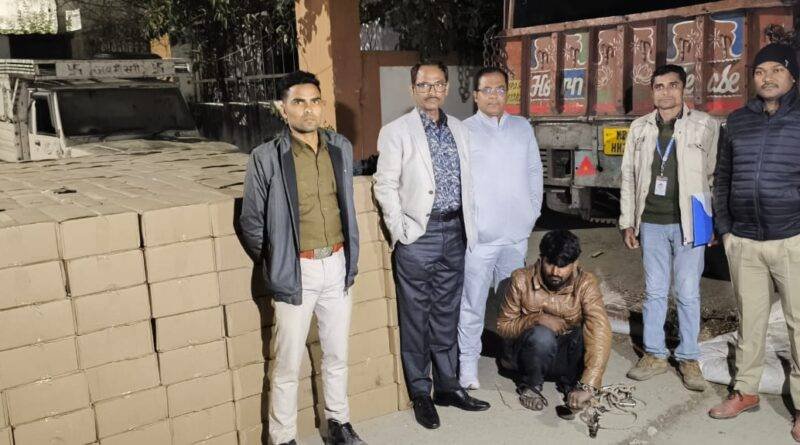 समस्तीपुर: एक करोड़ की विदेशी शराब ट्रक से हुई जब्त, ट्रक चालक गिरफ्तार!