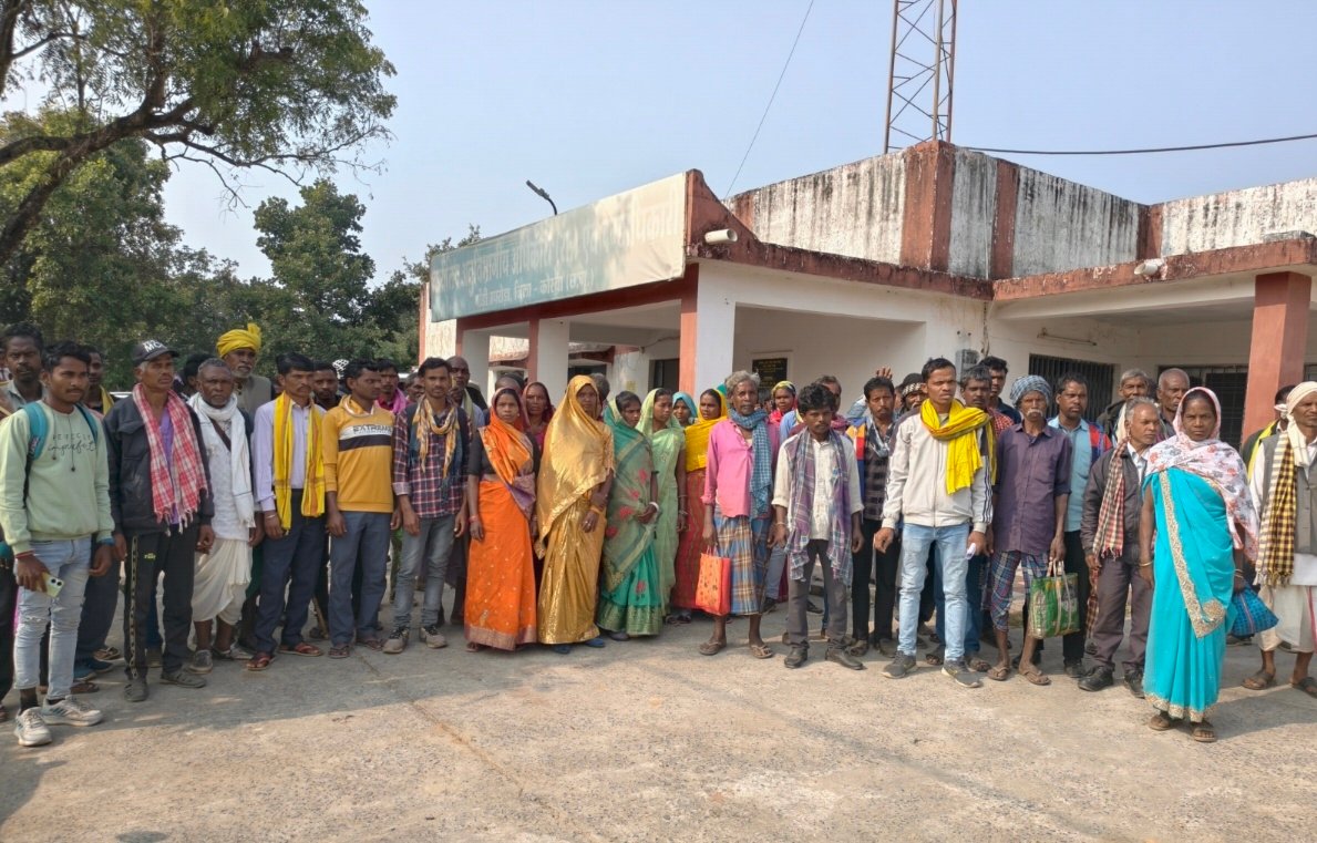 कोरबा में आवासीय पट्टे को लेकर बवाल, ग्रामीण पहुंचे SDM दफ्तर