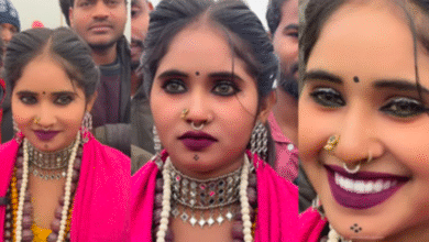 मोनालिसा के बाद माघ मेले में वायरल हुई ये लड़की… खूबसूरत आंखों ने लोगों को बनाया दीवाना