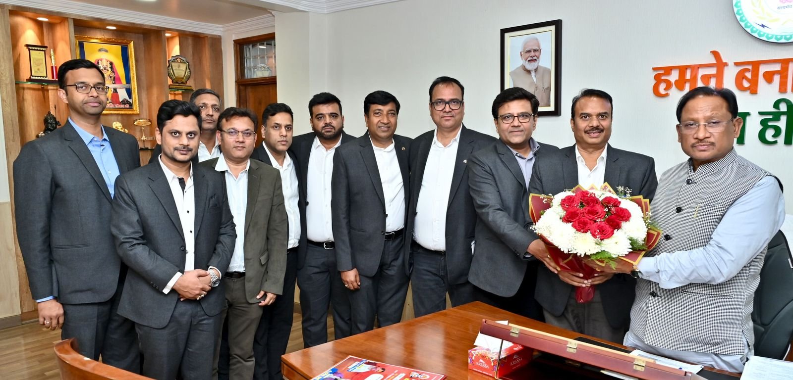 कॉस्मो एक्सपो 2026 से व्यापार – उद्योग को मिलेगी नई उड़ान, मुख्यमंत्री से मुलाकात कर एक्सपो में किया आमंत्रित कॉस्मो एक्सपो 2026 से व्यापार – उद्योग को मिलेगी नई उड़ान, मुख्यमंत्री से मुलाकात कर एक्सपो में किया आमंत्रित