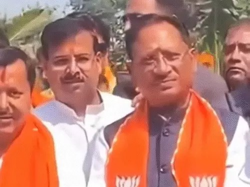 BJP नेता का CM से 1500 करोड़ मांगने का VIRAL-VIDEO:पुरंदर बोले- कांग्रेस ने झूठी-भ्रामक जानकारी फैलाई, सुशील शुक्ला ने कहा- इसकी जांच करवा लीजिए