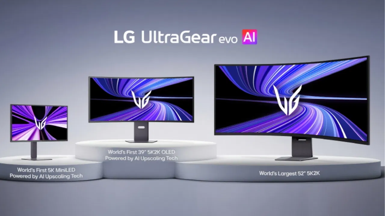 LG ने पेश किया दुनिया का पहला 5K Mini LED गेमिंग मॉनिटर, 52 इंच का विशाल UltraGear डिस्प्ले भी शामिल LG ने पेश किया दुनिया का पहला 5K Mini LED गेमिंग मॉनिटर, 52 इंच का विशाल UltraGear डिस्प्ले भी शामिल