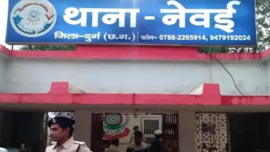 दुर्ग में फोरलेन के डिवाइडर पर लगे ग्रील की चोरी:50 किलो की वजनी 266 ग्रील गायब; पीडब्ल्यूडी ने दर्ज करवाई FIR