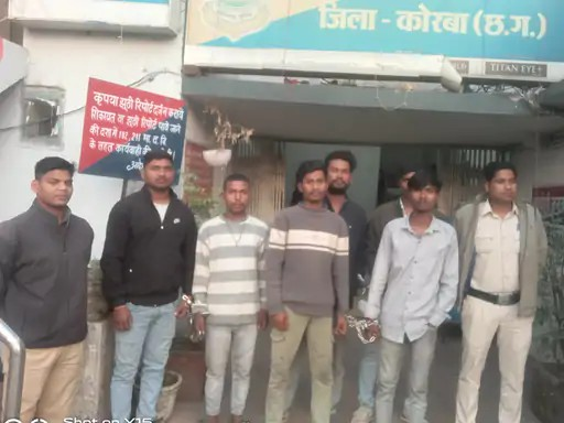 कोरबा में मारपीट मामले में 6 युवक, 5 नाबालिग गिरफ्तार:पुरानी रंजिश में किया हमला, दुकान में घुसकर बचाई जान, CCTV फुटेज से हुई पहचान