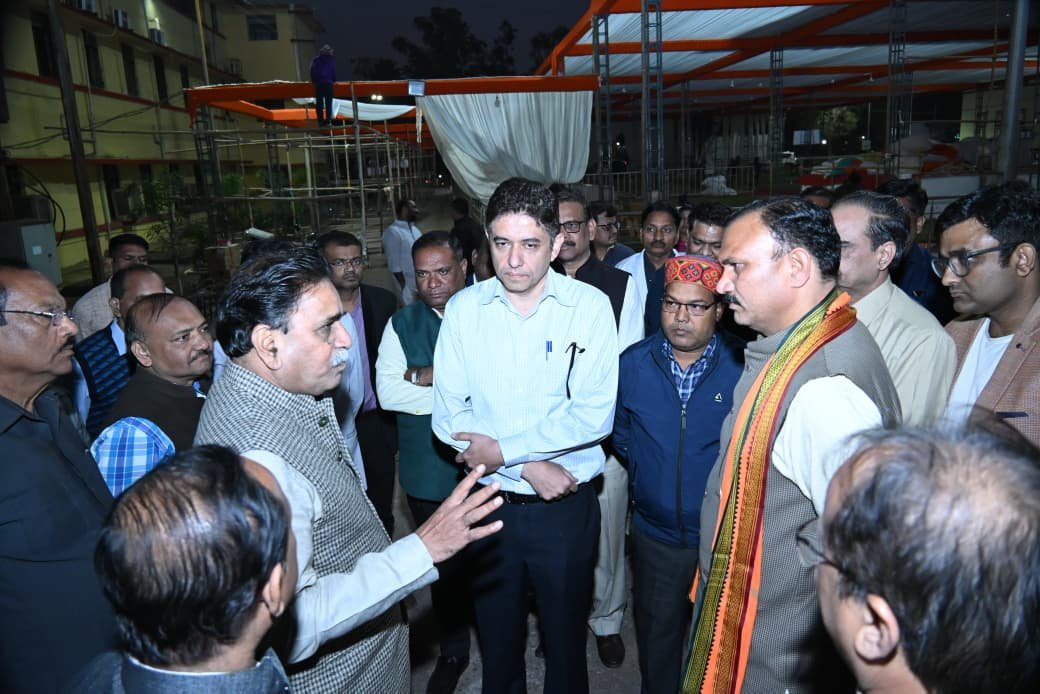 रायपुर पश्चिम में मूणत का बड़ा स्वास्थ्य आयोजन: मंत्री जायसवाल ने तैयारियों का लिया जायजा, 18 दिसंबर से शुरू होगा कैंप