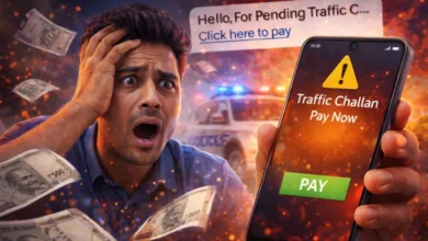Traffic Challan भरने के चक्कर में गंवा दिए 600000 रुपए, 1 SMS ने कर दिया ‘खेल’