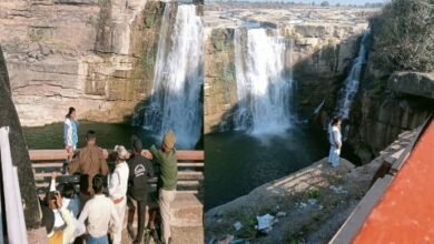 मौत के मुंह से लौट आई ज़िंदगी! पुरवा जलप्रपात पर थाना प्रभारी की सूझबूझ से बची युवती