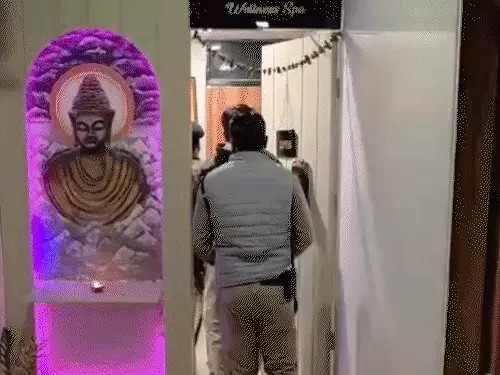 ASP-स्पा संचालक स्टिंग, रेड मारने की धमकी:अफसर बोले-कमिटमेंट पूरी करो, कारोबारी बोला- 30,000 कमीशन देता था, IG ने दिए जांच के निर्देश