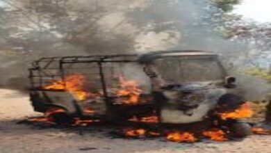 कोरबा: मड़वारानी पहाड़ पर चलती ऑटो में लगी भीषण आग, यात्रियों ने कूदकर बचाई जान; मचा हड़कंप