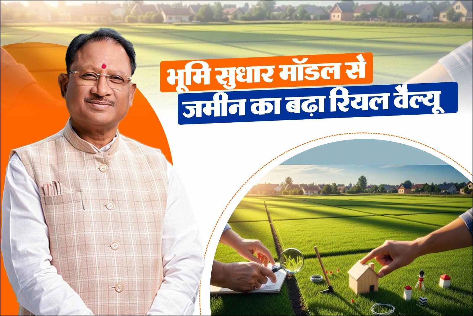 सुशासन सरकार में भूमि सुधार मॉडल से जमीन का बढ़ा रियल वैल्यू, हर वर्ग को मिल रहा लाभ