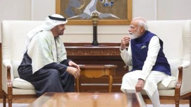 UAE के राष्ट्रपति का दिल्ली दौरा : प्रधानमंत्री मोदी से हुई मुलाकात ,कई महत्वपूर्ण समझौते पर बनी सहमति