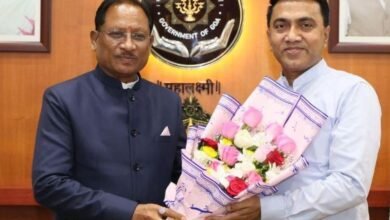 मुख्यमंत्री विष्णुदेव साय ने गोवा के मुख्यमंत्री डॉ. प्रमोद सावंत से की मुलाकात