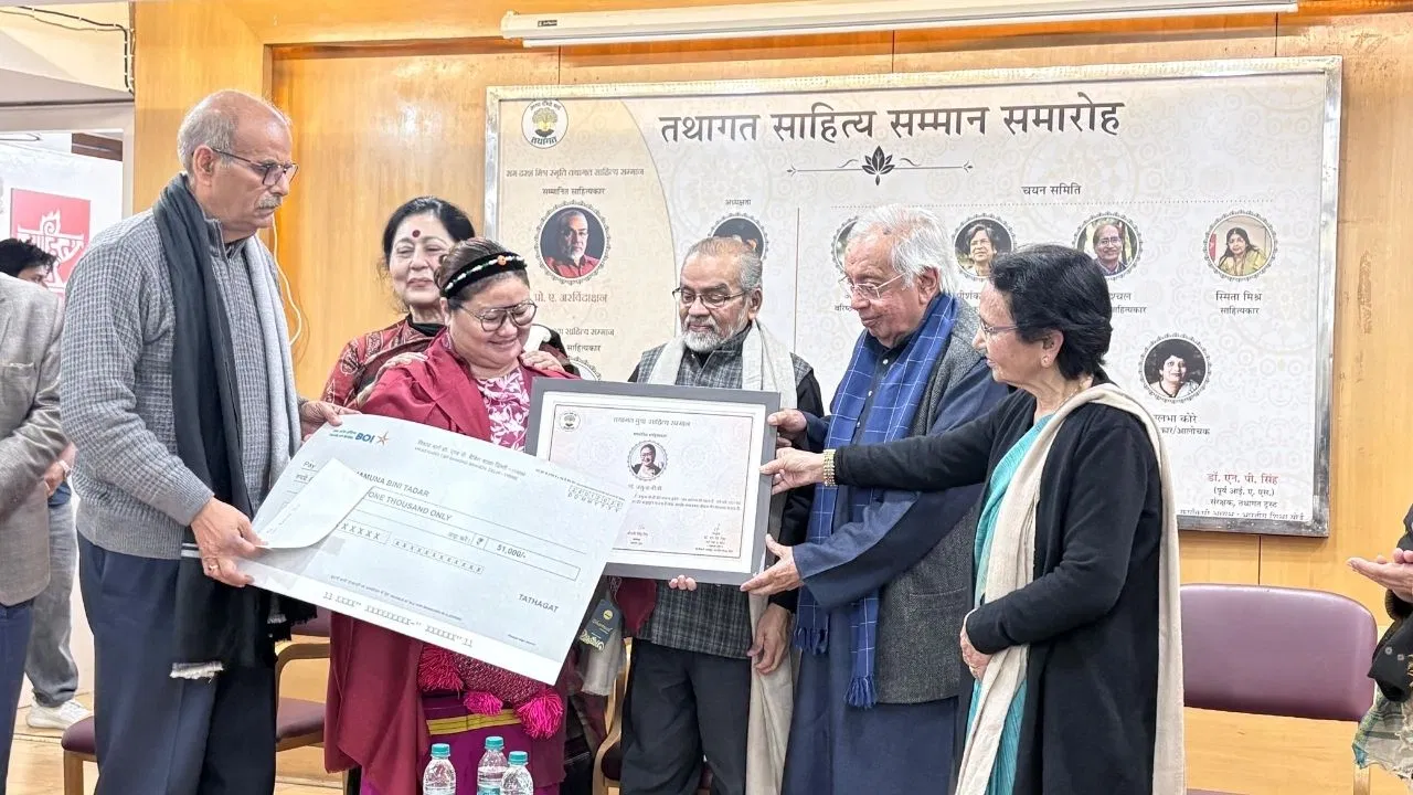 ए. अरविंदाक्षन और जमुना बीनी को ‘तथागत साहित्य सम्मान’ से नवाजा गया