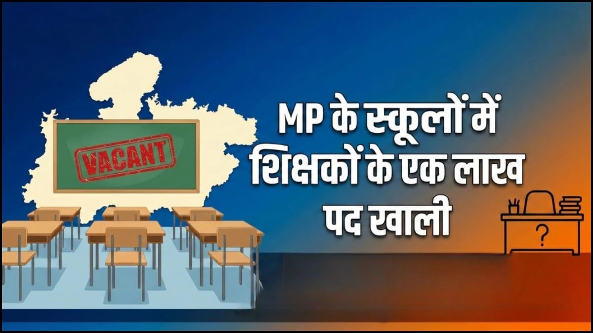 कैग रिपोर्ट में खुलासा: एमपी के सरकारी स्कूलों में 1 लाख शिक्षक पद खाली, ग्रामीण इलाकों में गंभीर संकट कैग रिपोर्ट में खुलासा: एमपी के सरकारी स्कूलों में 1 लाख शिक्षक पद खाली, ग्रामीण इलाकों में गंभीर संकट