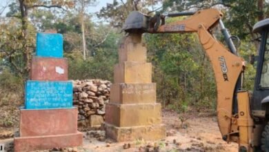 बीजापुर में सुरक्षाबल की प्रभावी कार्रवाई, 6 माओवादी स्मारक ध्वस्त