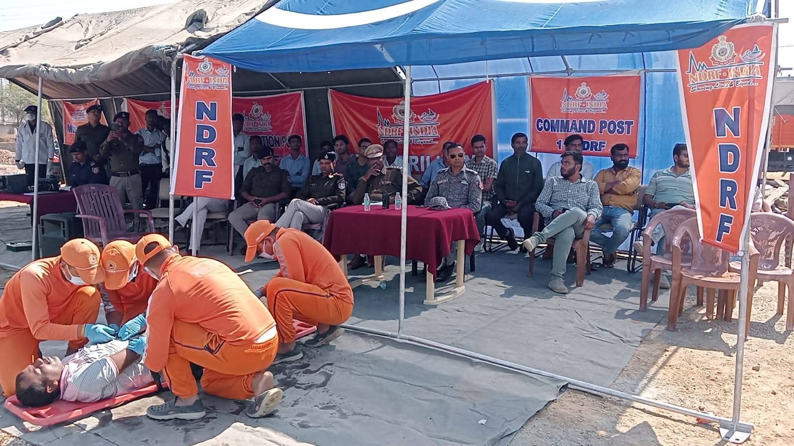 सीधी: गोपाल दास डैम पर एनडीआरएफ की मॉक ड्रिल, डूबते लोगों का किया सफल रेस्क्यू