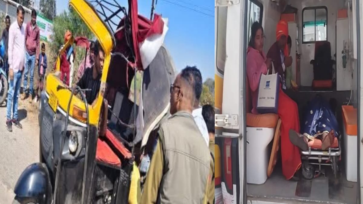 सीधी: ट्रक को बचाने के चक्कर में ऑटो पलटा, 12 श्रद्धालु घायल, एक की हालत गंभीर