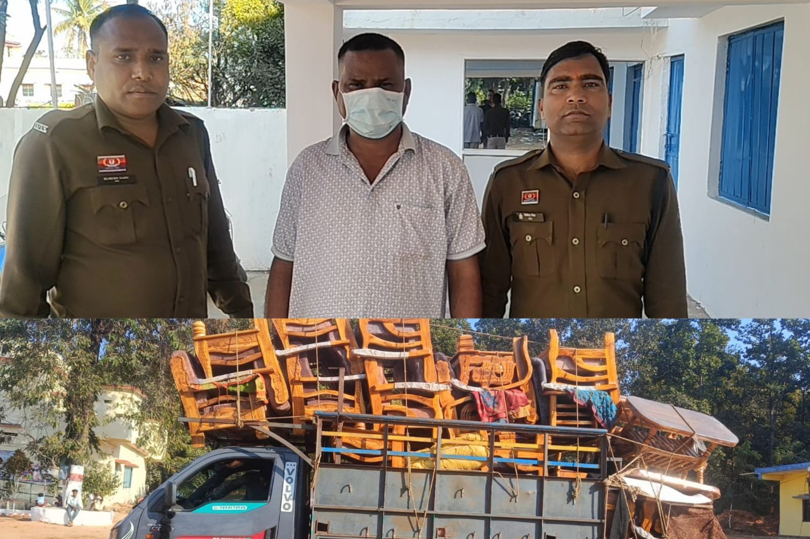 सूरजपुर पुलिस की दोहरी कार्रवाई: रेलवे नौकरी के नाम पर ठगी का फरार आरोपी गिरफ्तार, ओवरलोड वाहन पर 20 हजार का जुर्माना