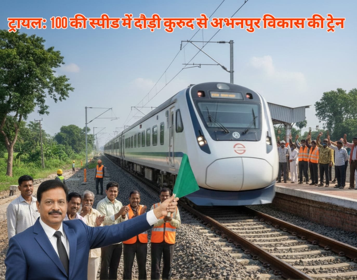 ब्रॉडगेज क्रांति: पूर्व मंत्री अजय चंद्राकर के प्रयासों को मिली ‘गति’! अभनपुर-कुरुद रेल ट्रायल 100 की रफ्तार में सफल