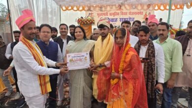 बल्दीराय में एक साथ गूंजी शहनाइयां, 97 जोड़े बने हमसफर