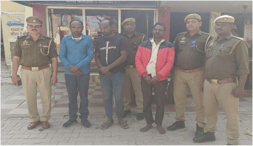लखीमपुर खीरी: फरधान पुलिस ने तीन हत्यारों को गिरफ्तार कर भेजा जेल, एक अभी भी फरार