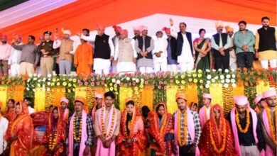 सिद्धार्थनगर: 267 जोड़ों ने थामा एक-दूसरे का हाथ, सामूहिक विवाह समारोह संपन्न