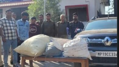 मैहर में बड़ी कार्रवाई: 27 किलो गांजा और 221 शीशी कफ सिरप जब्त, कार समेत तीन आरोपी गिरफ्तार मैहर में बड़ी कार्रवाई: 27 किलो गांजा और 221 शीशी कफ सिरप जब्त, कार समेत तीन आरोपी गिरफ्तार