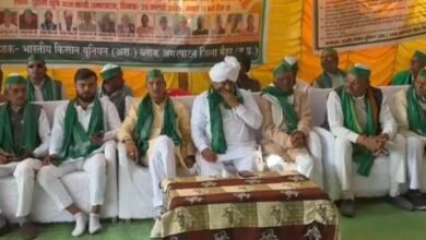 निजी सीमेंट कंपनी के विरोध में किसानों की महापंचायत, मैहर अमरपाटन में ट्रैक्टर रैली निकालकर जताया विरोध