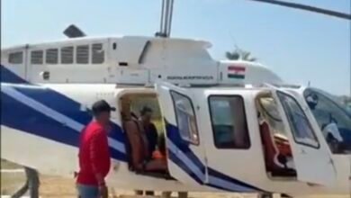 नागौद में ‘आसमान’ से हुई बेटी की विदाई: दुल्हन की डोली बनी हेलीकॉप्टर, अनोखा नजारा देख दंग रह गए ग्रामीण